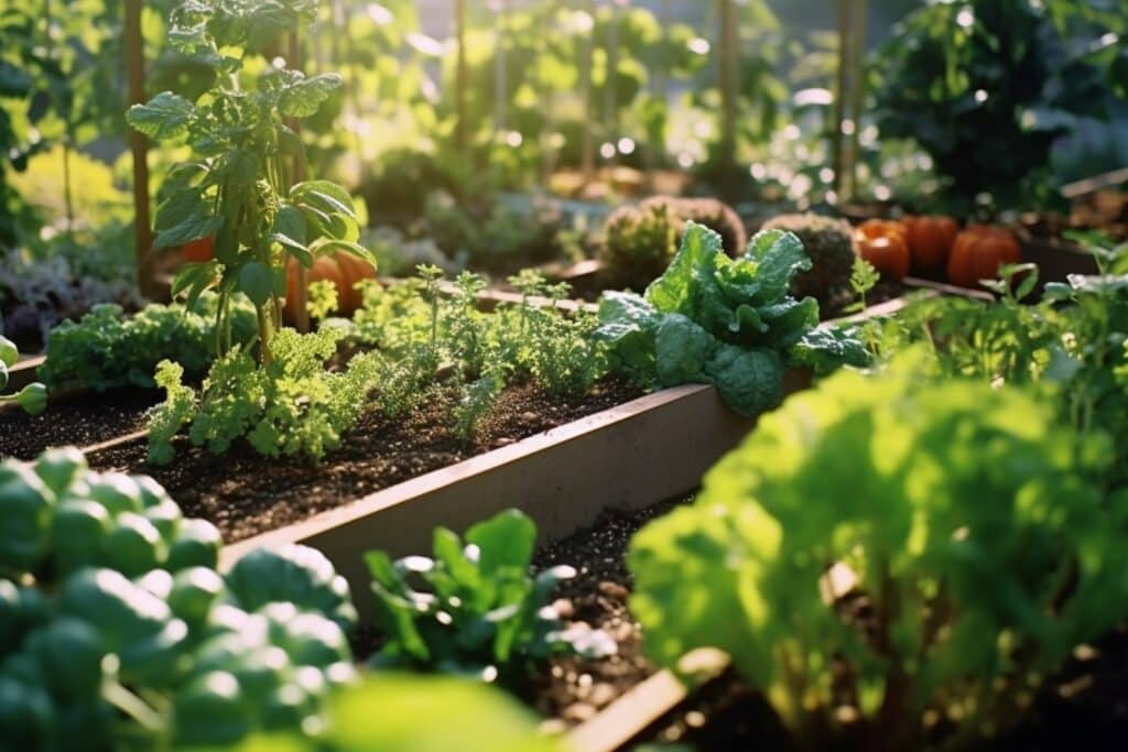 agencer les legumes pour un jardin