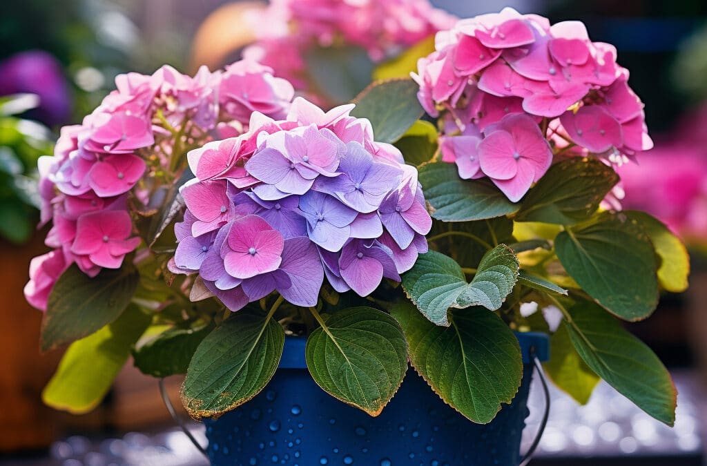 Hortensia en Pot : Stratégies d’Arrosage pour une Floraison Éblouissante