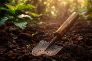 Binette outil de jardinage pour désherber le potager