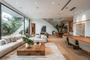 Décoration salon moderne + salle à manger : Harmoniser les deux pièces pour un rendu élégant​